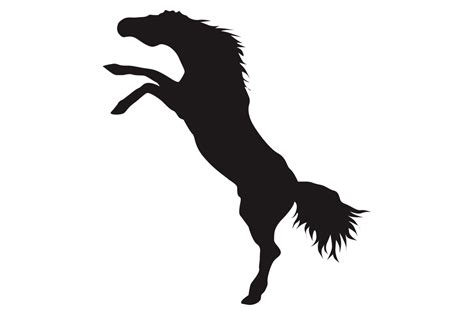 Black Horse Silhouette with Transparent Background 23630281 PNG