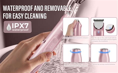 Amazon Akunbem 2 In 1 Women Electric Shaver Dual Head Bikini Trimmer For Women IPX7