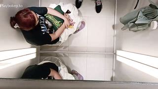 Fitting Room Dirty Sex With Cum