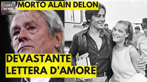 Morto Alain Delon La Devastante Lettera D Amore Per Romy Schneider