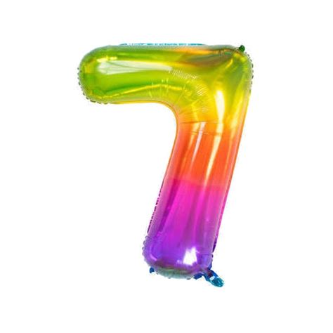 Palloncino Numero Arcobaleno Da Cm Folat Per