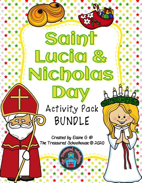 St Nicholas St Lucia Day Activity Pack Bundle Made By Teachers