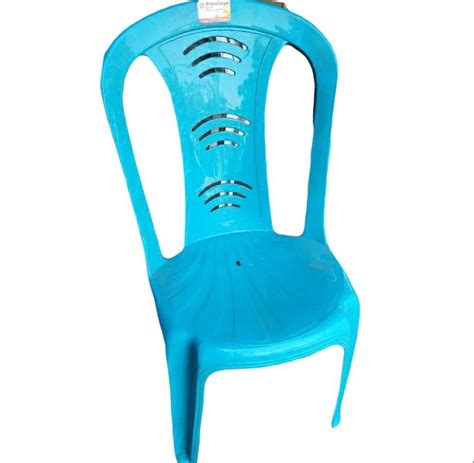 Himalaya Blue Armless Plastic Chair At In Shahada Id