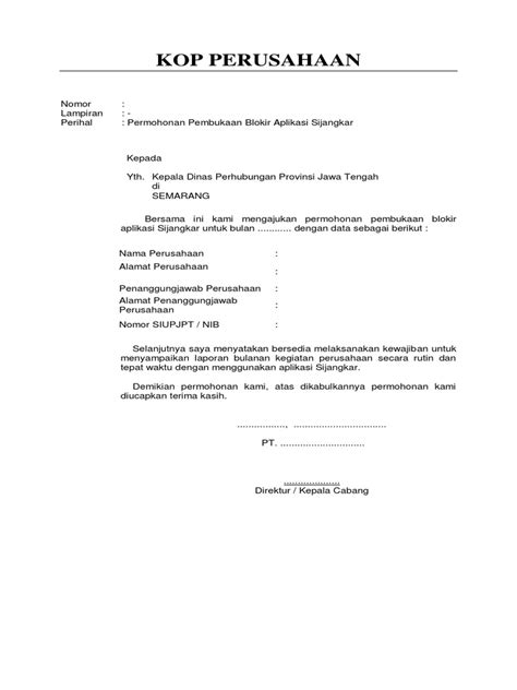 Contohpermohonanpembukaanblokir2 Pdf