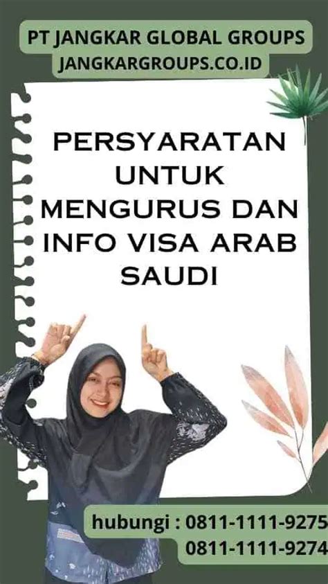 Info Visa Arab Saudi Tahun Ini Jangkar Global Groups