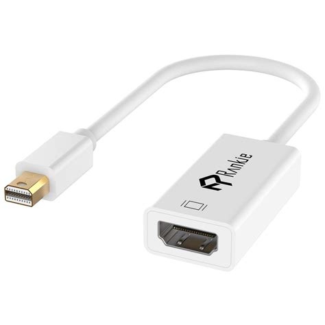 Mini Dp To Hdmi Rankie Gold Plated Mini Displayport Thunderbolt Port