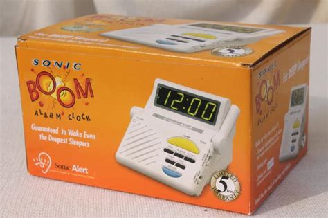 Sonic Boom alarm clock super loud digital alarm clock w/ bed vibrator