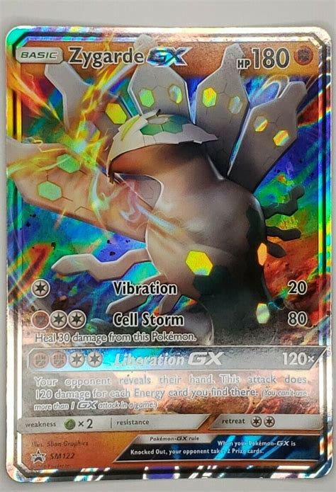 Mavin Pokemon Zygarde GX SM122 Promo Card 1 Holo Oversized Jumbo Card