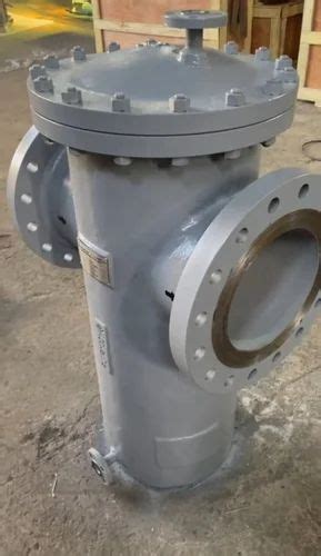 Cs Jacketed Basket Type Strainer Flanged End Capacity Inch Inch