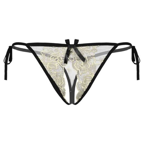 Iiniim Sissy Homme String Ouvert à l entrejambe Sexy Jockstrap