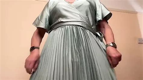 Wanking In My Pleated Dress And Nylon Slip Gay Man Porn Xhamster