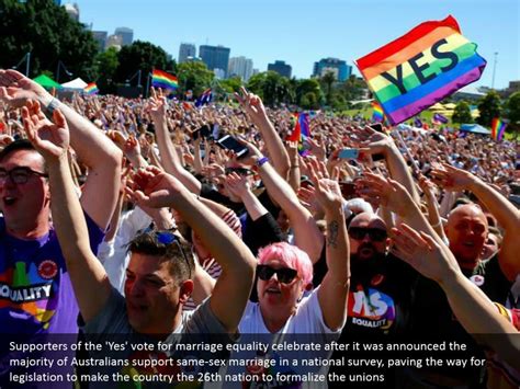 Ppt Australia Votes Yes To Same Sex Marriage Powerpoint Presentation Id
