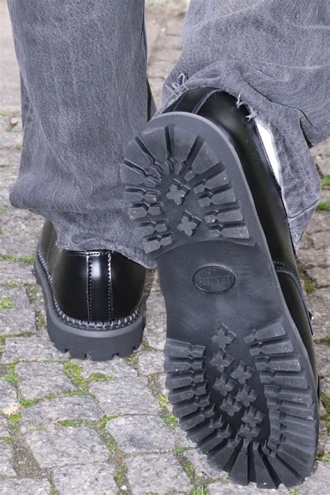 Hoolywood - GRINDERS 3 Loch Halbschuh mit Stahlkappe Boxer Unisex ...