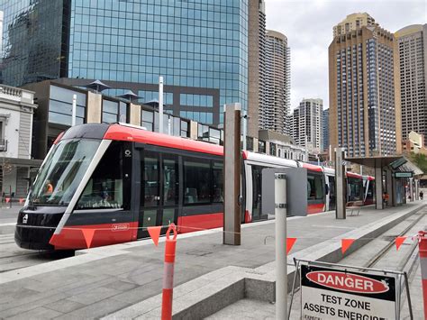 A Tram Reaches Sydneys Circular Quay For The First Time In Decades R