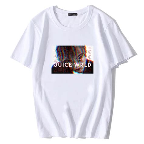 Хип-хоп певица Respect Juice WRLD Футболка с принтом Мужская Уличная ...