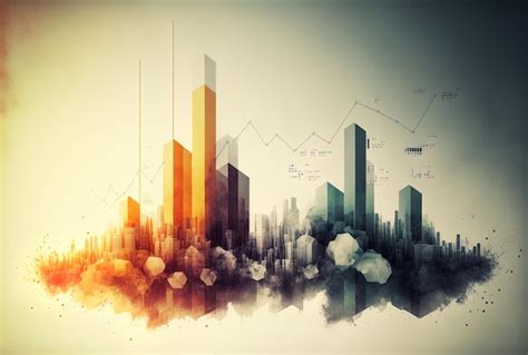 Premium AI Image | Financial graphs and diagrams with double exposure ...