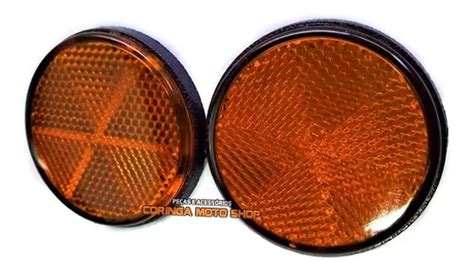 Olho De Gato Refletor Honda Cg Ml Turuna 125 76 89 Cores