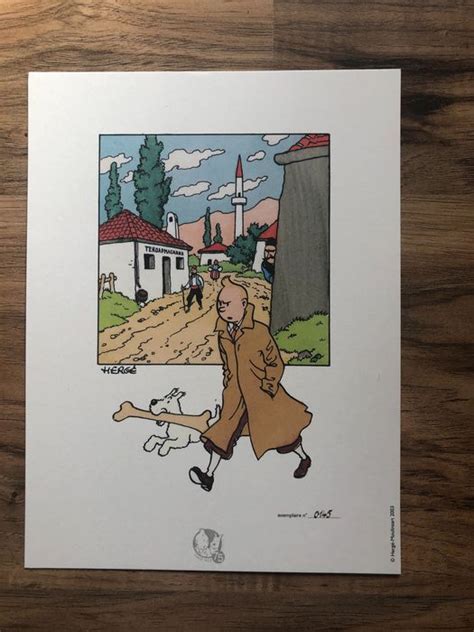 Tintin Lithographie Moulinsart Le Sceptre DOttokar Catawiki