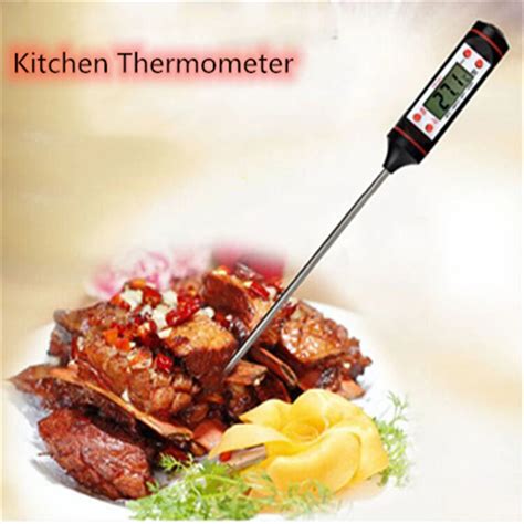 Hot 15v Digital Kitchen Thermometer For Meat Water Milk Cooking Food Probe Bbq Electronic Oven