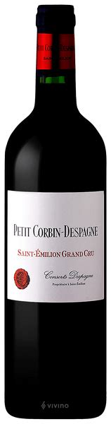 2012 Château Grand Corbin Despagne Petit Corbin Despagne Saint Émilion