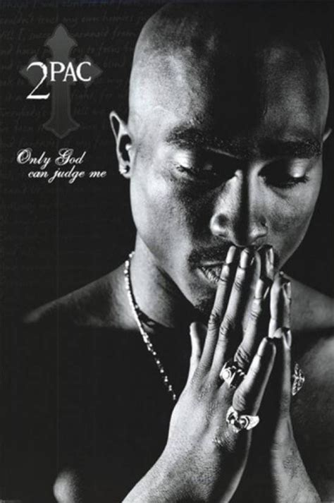 2pac Tupac Shakur God Can Judge Me Quote Poster 24x36 Inch New Etsy