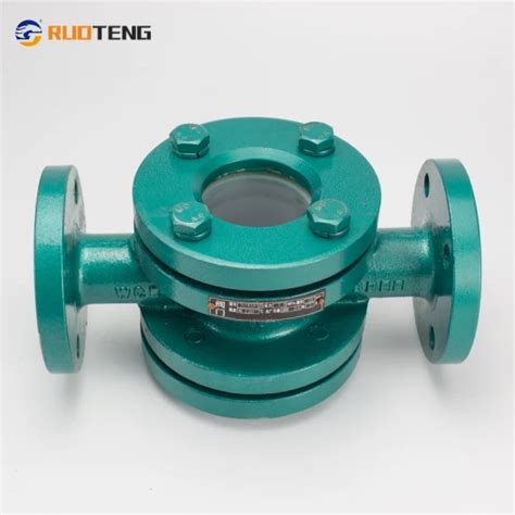 [ruoteng] Ptfe Lined Sight Glass With Flange Manufactured By Astm Din Hg Standard Ball Valve