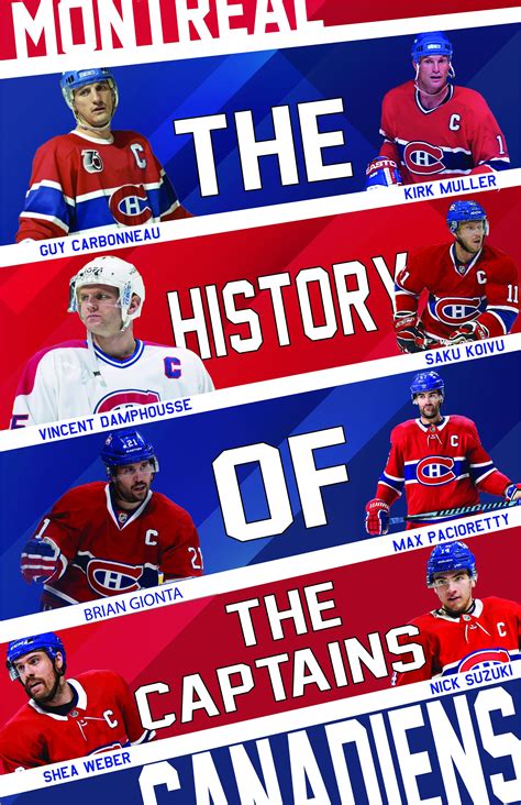 Montreal Canadiens History of the Captains - Etsy