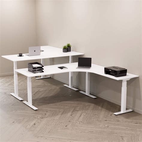 Bureau d angle électrique réglable en hauteur Premium