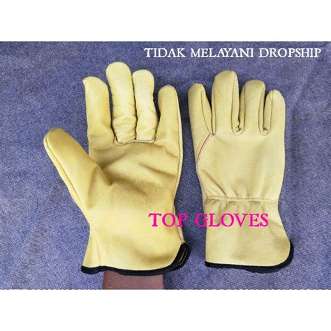 Jual Sarung Tangan Las Argon Tig Welding Gloves Asli Kulit Shopee