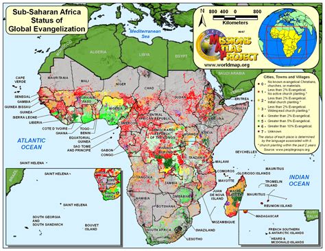 World Map || Sub-Saharan Africa