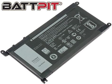 BattPit Laptop Battery Replacement For Dell WDX0R Inspiron 13 7368