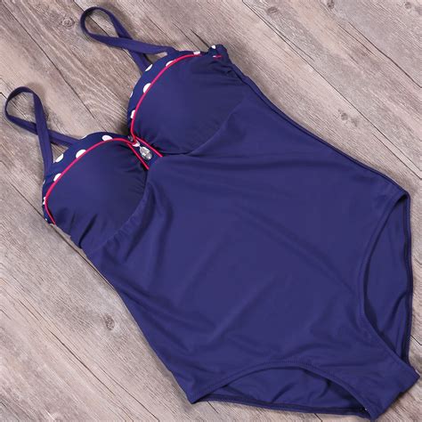 Sexy Vintage Plus Size Large Size 4xl One Piece Women Swimwear Brand