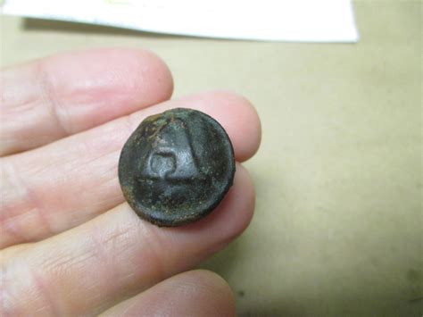 Antique Civil War Dug Cs A Artillery Coat Button Relic Antique Price Guide Details Page