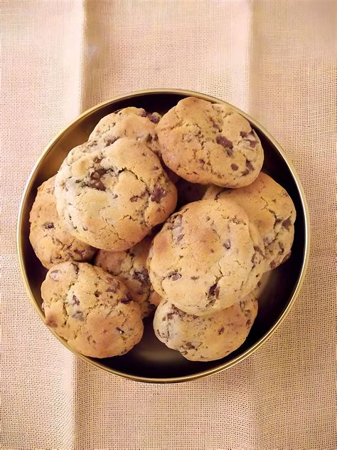 Recette De Cookies Moelleux Aux P Pites De Chocolat Par Chachou Lacr Me