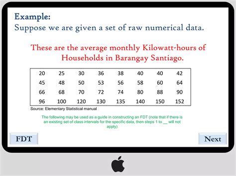 frequency distribution table | PPT