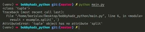 Attributeerror Tuple Object Has No Attribute X In Python Bobbyhadz