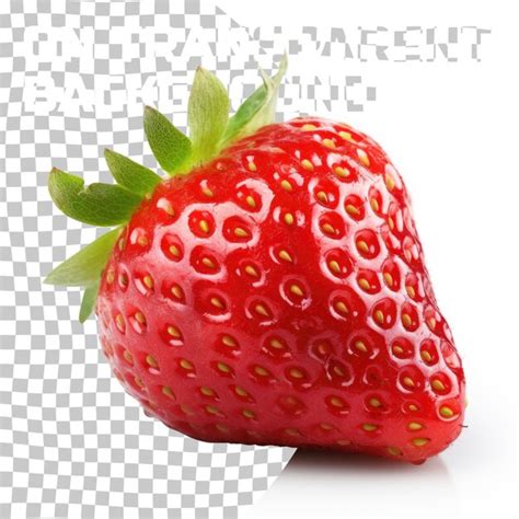 Premium Psd Fresh Strawberry Isolated On Transparent Background