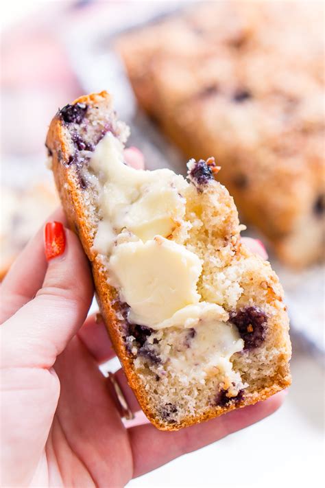 Blueberry Ice Cream Bread Sugar And Soul