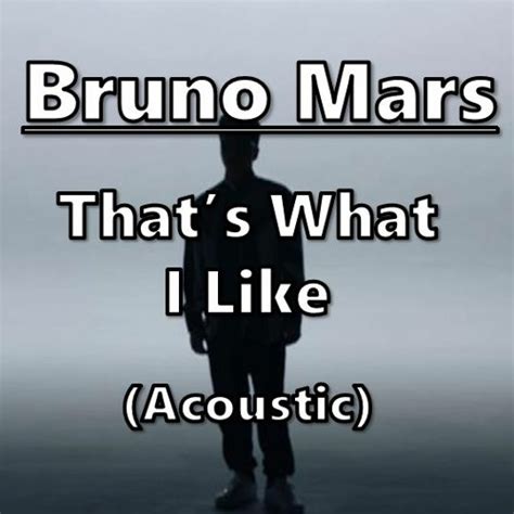 Stream Bruno Mars - That's What I Like (Acoustic cover) by Amu.L ...