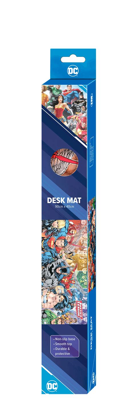 Dc Justice League Xxl Gamer Mat Pop Stop