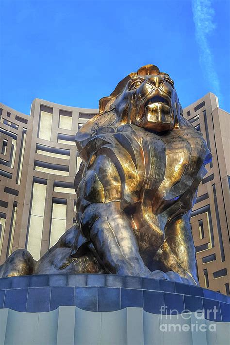 MGM Lion Photograph by Tony Baca - Fine Art America