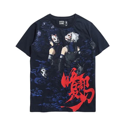 Quality Uzumaki Naruto Hokage Hatake Kakashi Tee Shirts Naruto T Shirt