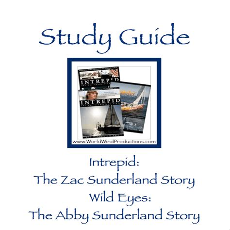 Study Guide: Zac & Abby Sunderland Documentary DVDs | Homeschooling ...