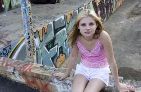 Blonde Teen With Attitude Flashes Her Tiny Tits Bald Twat In An Outdoor Solo CoedCherry