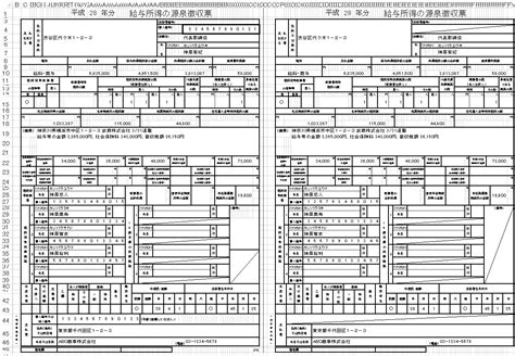 源泉徴収票（2023年版）・給与支払報告書（2024年版）エクセルシート