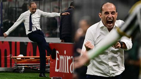 Video Allegri Sbotta Nel Finale Di Milan Juve La Fotosequenza