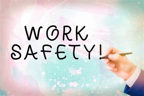 Conceptual Hand Writing Showing Work Safety Business Photo Text