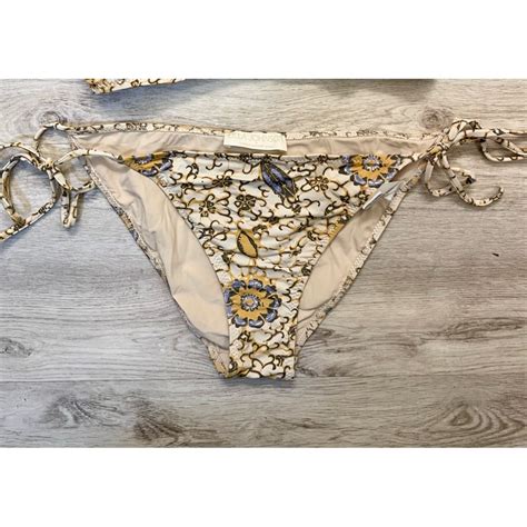 Ulla Johnson Brynn String Bikini Bottom Citrus Gem