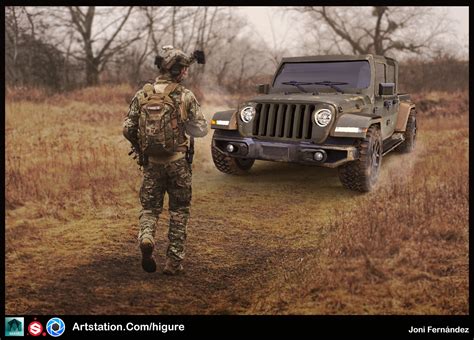 Artstation Military Jeep Gladiator