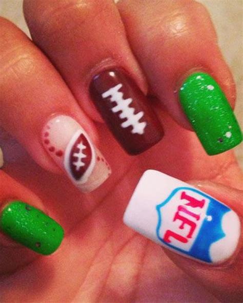 Cool Football Nail Art Designs Hative